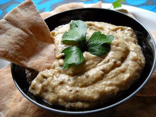 Leaving the grilled eggplant in small pieces add a lovely texture to a homemade Baba Ganoush dip
