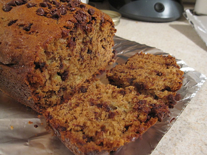 Rich banana bread - easy to make and delicious