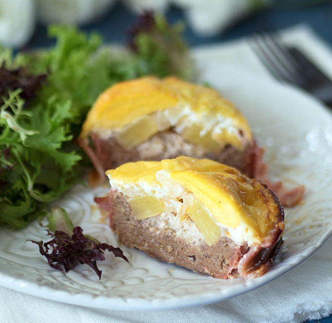 Lovely egg and cheese filled beer can burger - simply delicious as a snack or barbecue meal