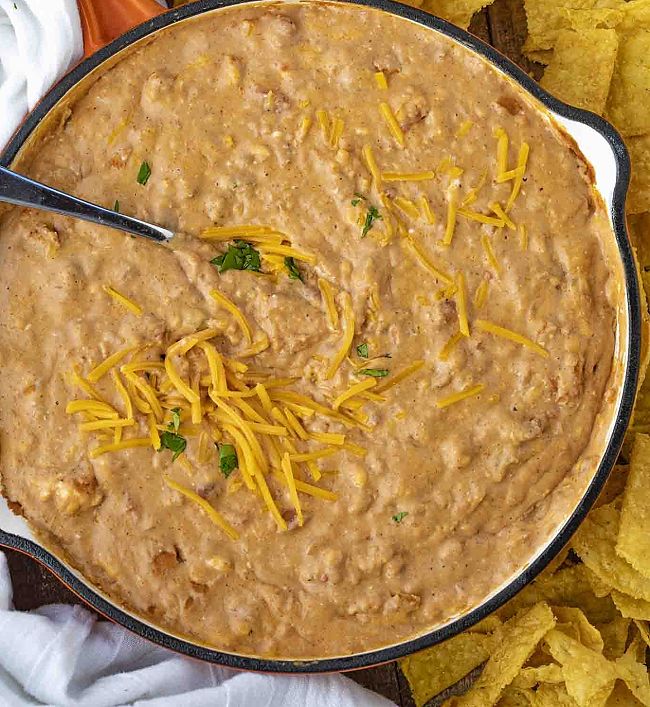 Many dips are high in calories and so should be eaten sparingly