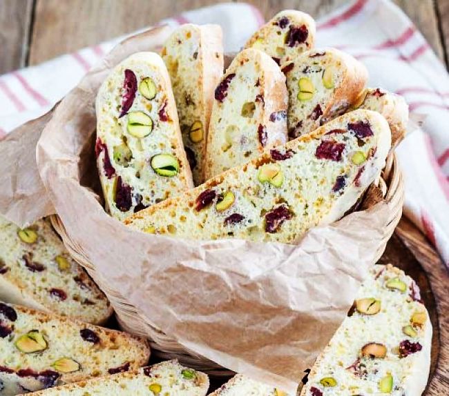 Cranberry Pistachio Biscotti makes a lovely homemade gift. Learn how easy it is to make using this article and recipe
