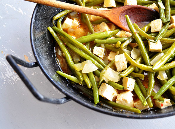 Tofu is ideal for stir-fry dishes