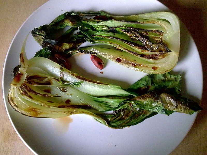 You can even barbecue Bok Choy and other Chinese vegetables 