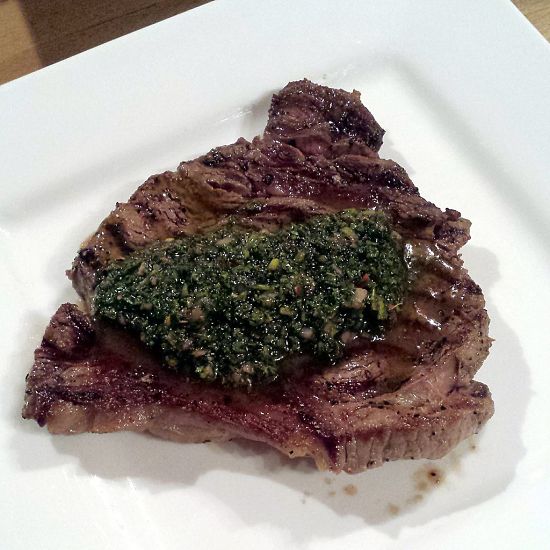 Chimichurri sauce shared between friends is a delightful ritual common in Argentina from which it originates.