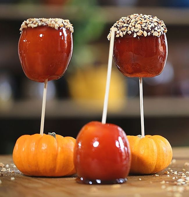 Lovely toffee apples are easy to make and are a great party treat