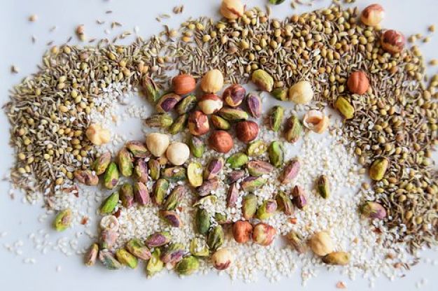 Wholesome ingredients used to make Dukkah at home. See the great array of recipes here is this article