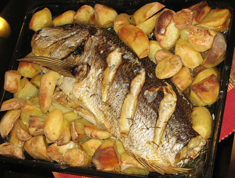Baking fish is the second best method for cooking fish. Keep the spices, seasoning to a minimum. A few slices of ginger, salt and pepper is all that is needed. 