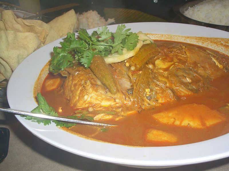 Curries enhance the flavor of fish