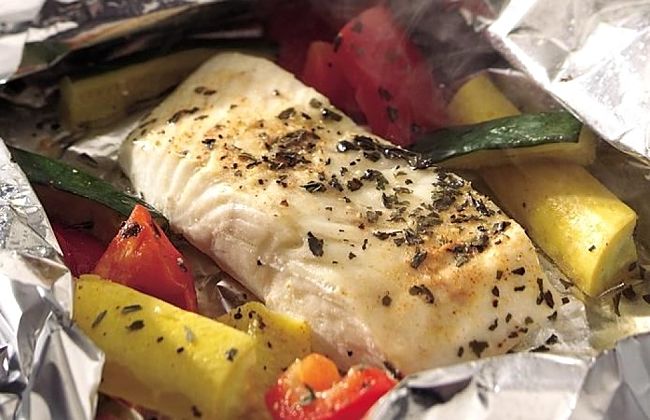 Foil Packet cooking is ideal for fish and seafood which cooks very quickly