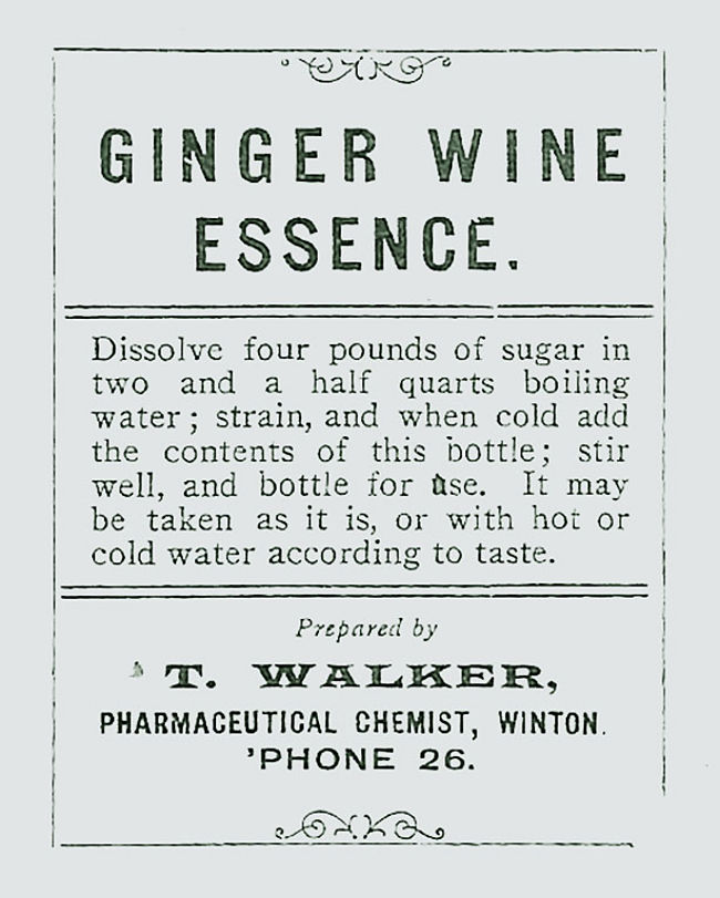 Early ginger wine recipe - It is not new!.