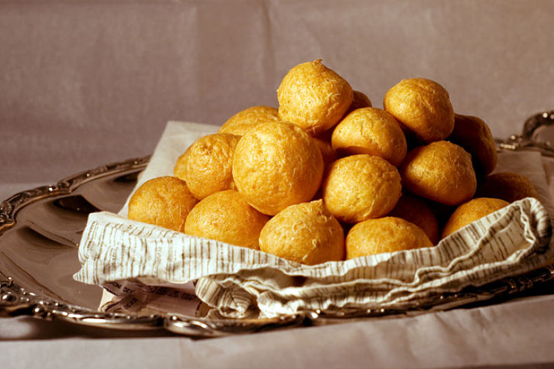 Cheese Gougeres are easy to make at home and are a delight when served with wines. See the recipes here. 