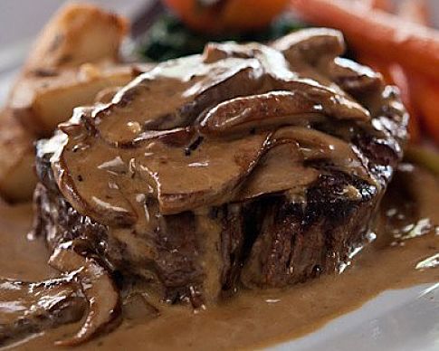 Beautifully cooked Steak Diane - learn how to make the sauce here