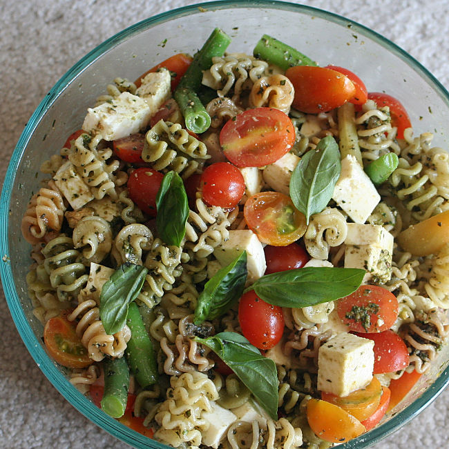 Pesto is just perfect for pasta