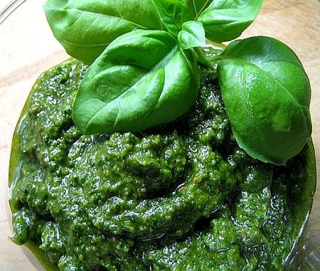 Pesto is simple to make at home using a blender, food processor or a mortar and pestle