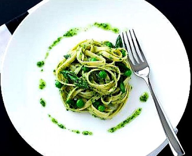 Pesto has a delightful color which adds to its appeal