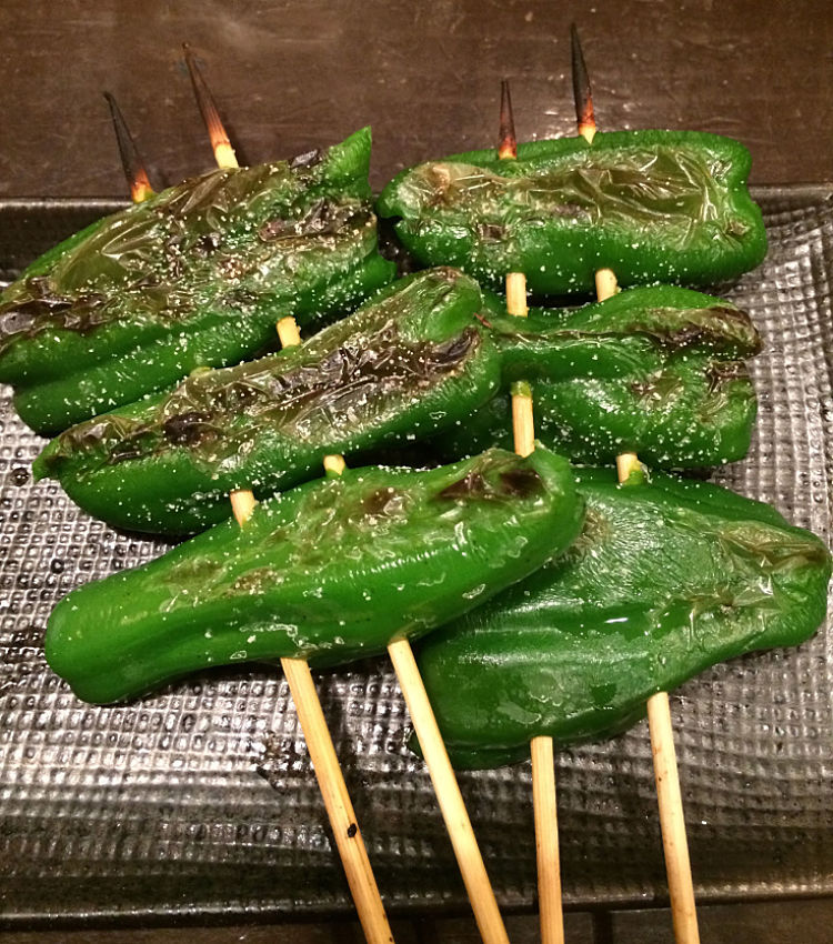 Yakitori can be made with vegetables