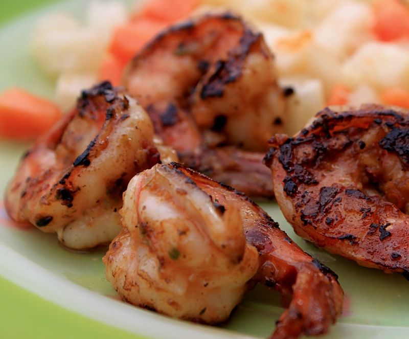 Jerk prawns and shellfish is a fabulous apertizer that your guest will love