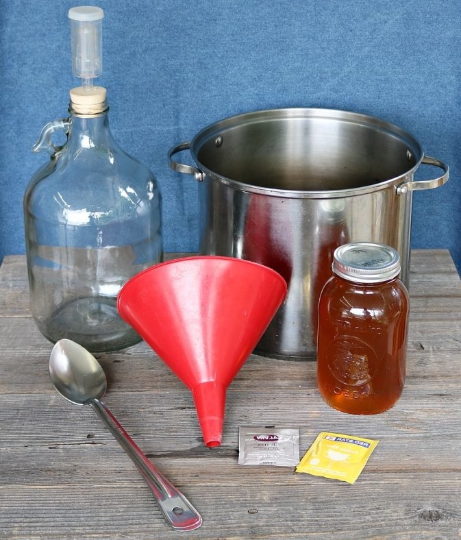 You can easily make mead at home using a minimal set of equipment