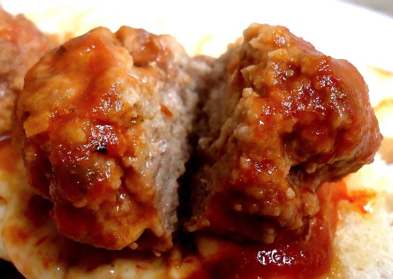Meatballs are delicious and a great sauce really tops off the dish