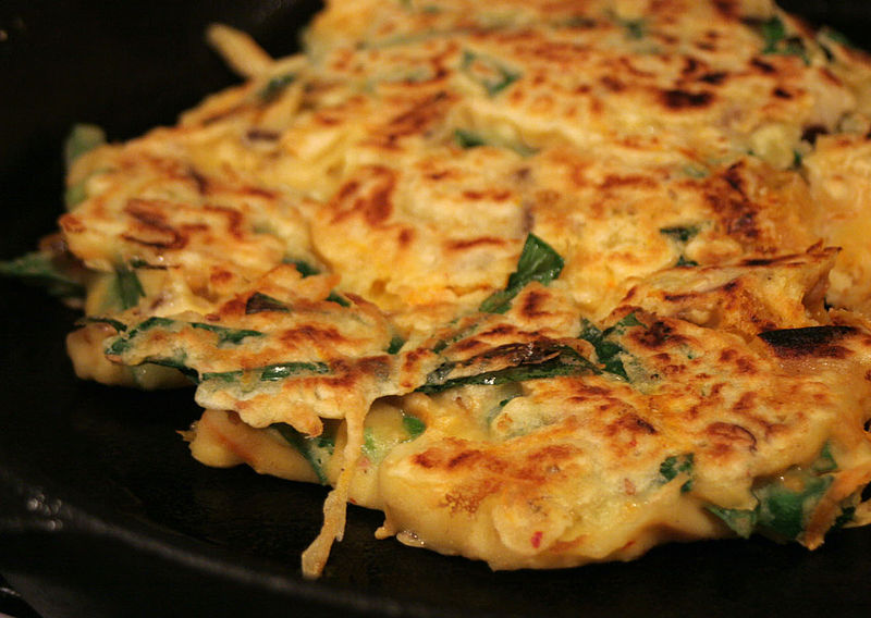 Pajeon Pancakes Recipe - delightful with local seafood