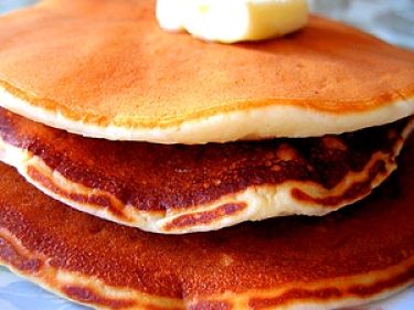 Lovely soft pancakes - perfectly cooked