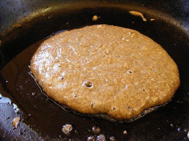 Wholemeal and sourdough pancakes are harder to cook - remember to be patient and wait until the bubbles pop