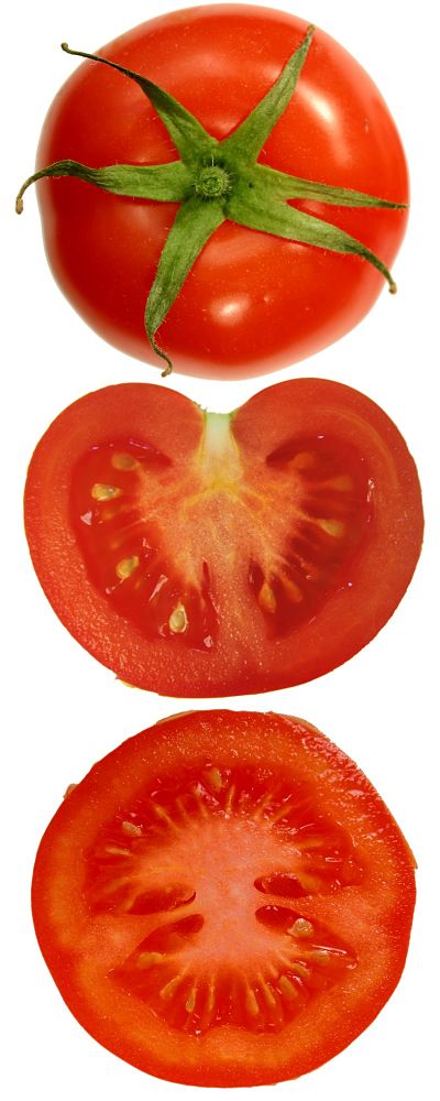 Happy and sad tomatoes!