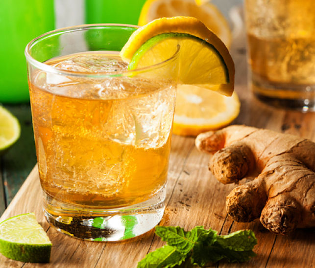 Ginger beer is a delightful way to showcase the taste and aroma of fresh ginger and herbs such as mint. It is very refreshing and you can control the sugar content