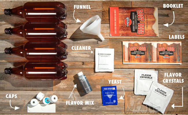 A root beer kit makes it very easy to quickly make and bottle your brew