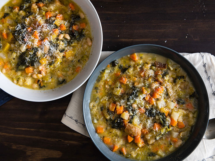 Lovely Ribollita stew is a thickened version of the Classic Tuscan Dish