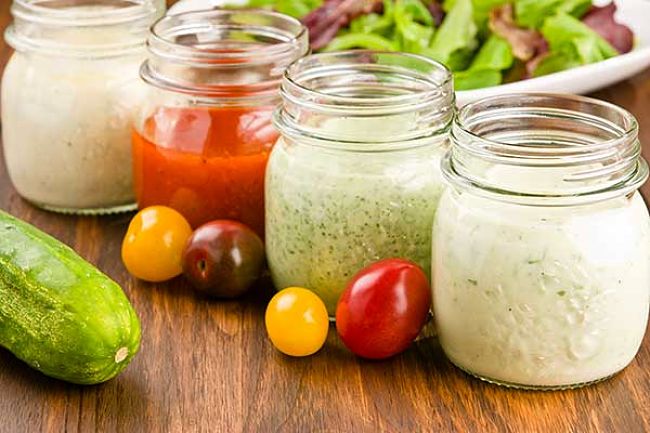 There is a great variety of salad dressings you can make at home using the great set of recipes in this article