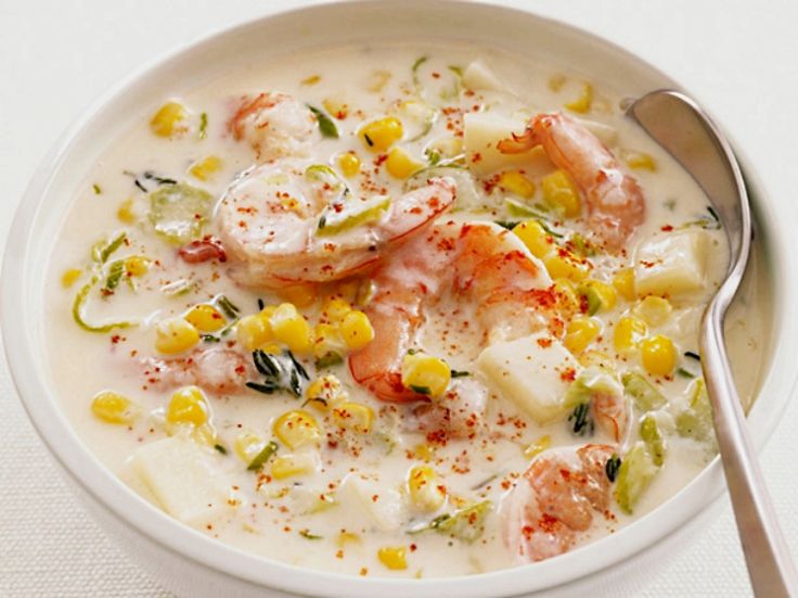 Shrimp chowder with sweet corn - Delicious! See the recipe here.