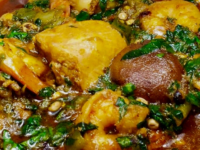 Stellar International Fish Recipes - West African Seafood Okra Stew