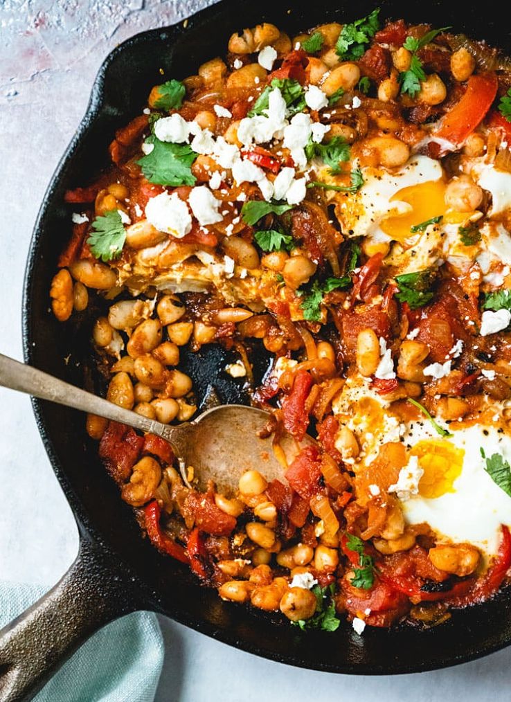 Shakshuka is great for a snack or a light lunch