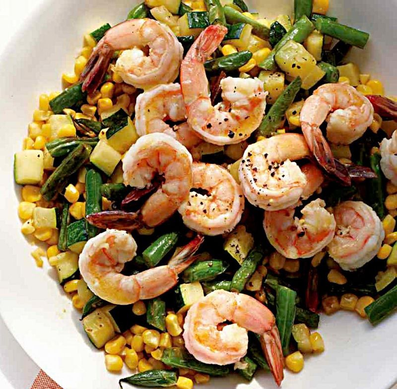 Shrimp succotash recipe - tasty and delighful