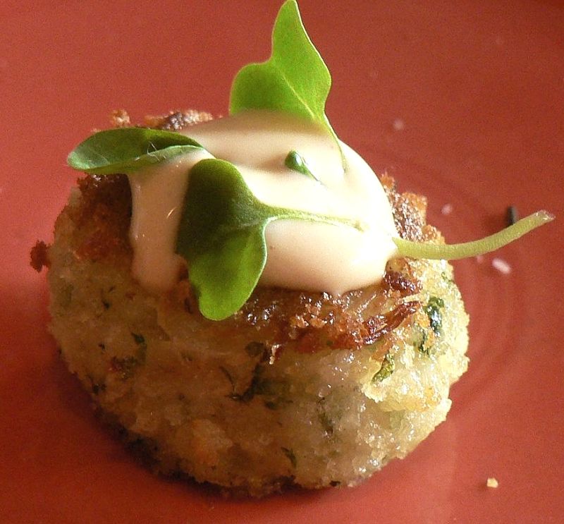 Delightful fish and crab cakes - see the recipe here
