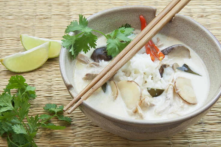 Beautiful Tom Kha Gai soup is a classic Thai dish you can make at home just the way you like it. See the recipes here