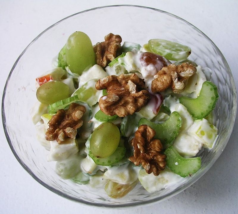 Waldorf salad can be light and tasty without being high in calories and fat. See the best ever modern recipes to try.