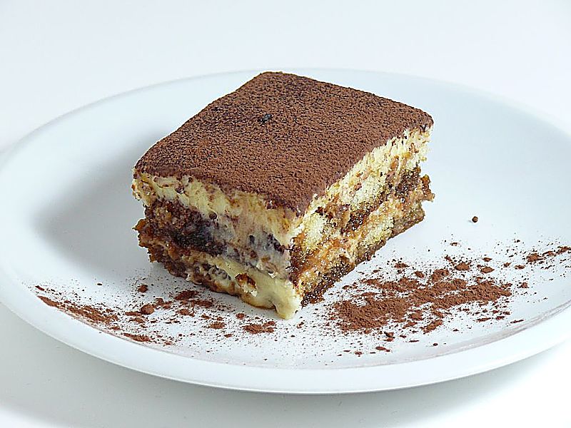 Tiramisu with liqueur