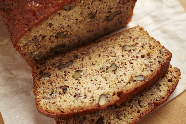 Banana bread with walnuts - see more recipes here in this article