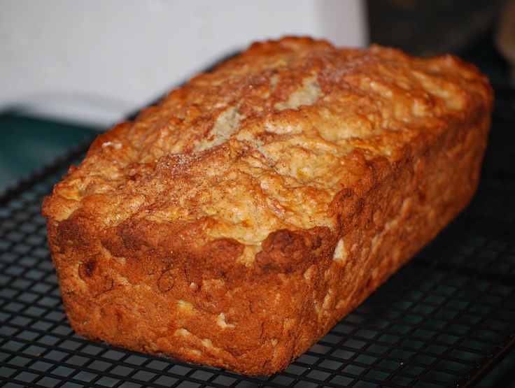 Banana Bread, Hot and Steaming, right from the oven. See great tips and more recipes in this article