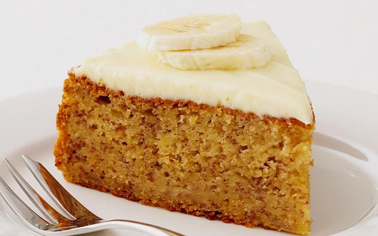 Beautiful Iced Banana Cake - Learn how to make it here