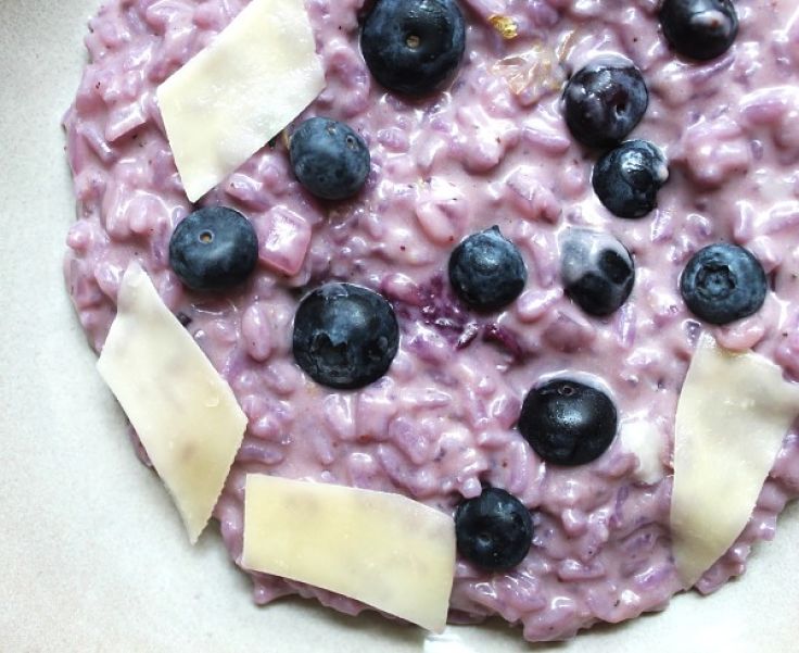 Blueberry Lemon Milk Risotto