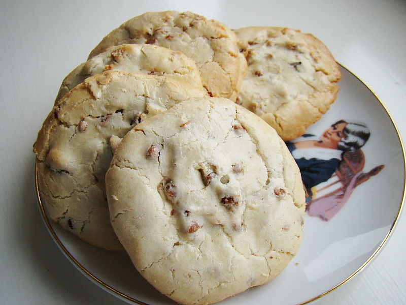 Blondies can be made as cookies rather than as the usual bars or slices