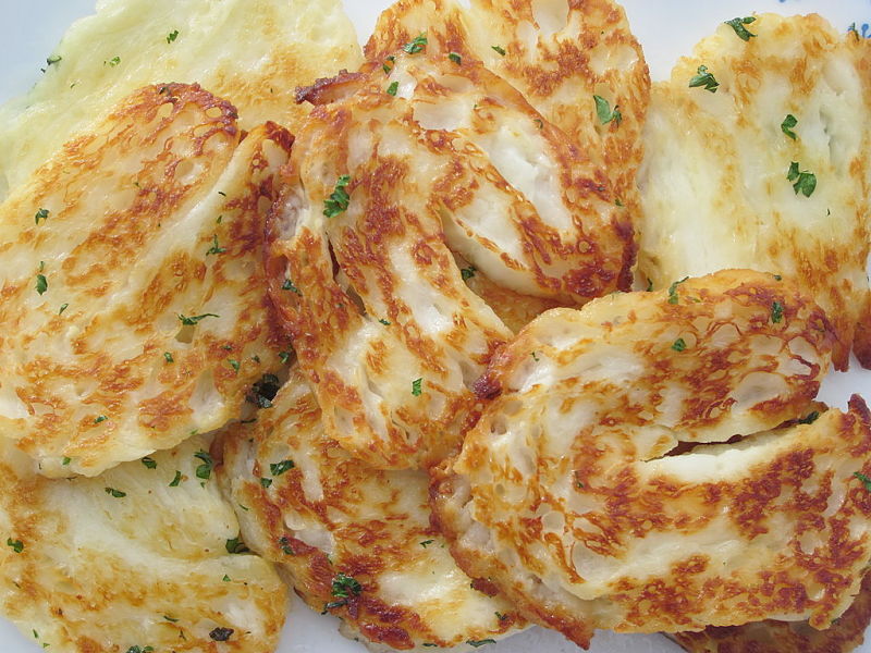 Grilled Halloumi cheese - see the recipe here. 