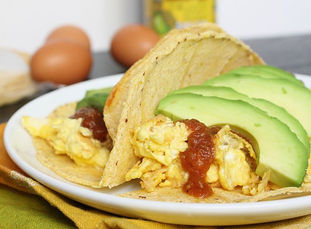 Healthy breakfast tortillas - with homemade shells - delicious and so good for you