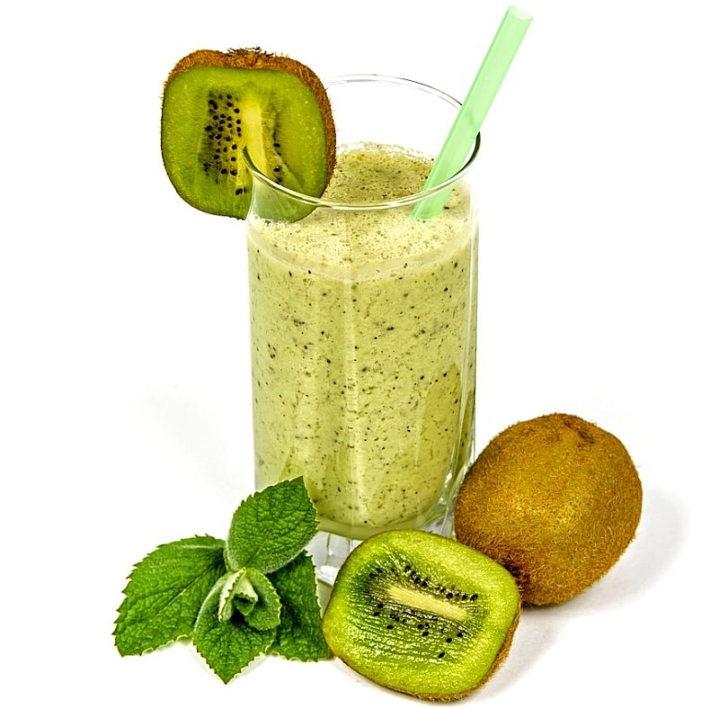 Luscious kiwi smoothie