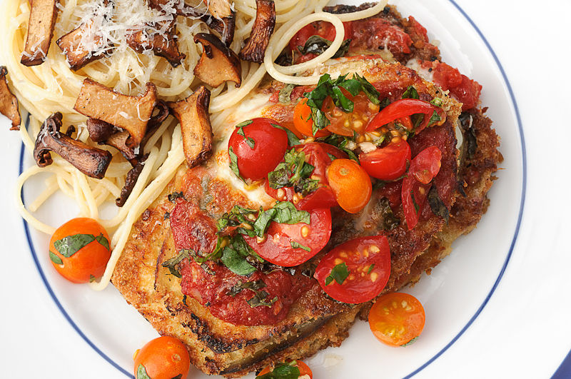 Vegetable parmigiana.