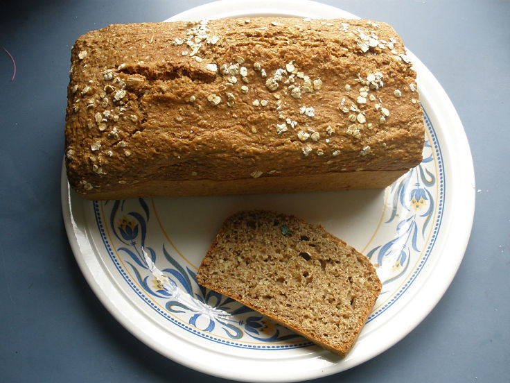 Soda breads made with wholemeal flour are heavy but taste nice and are better for you
