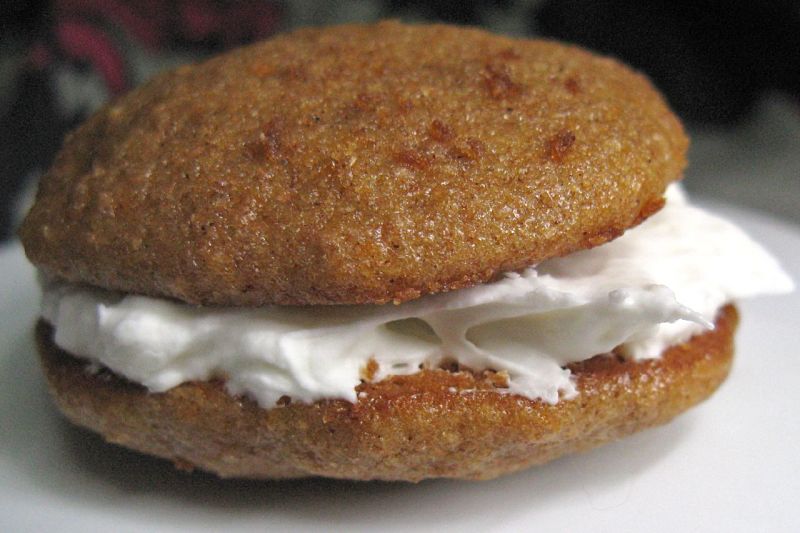 Sweet Potato and Cream Whoopie Pie